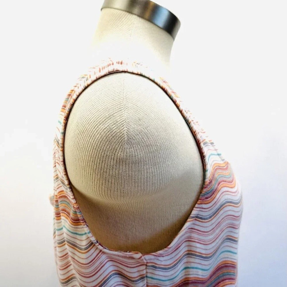 NWT SO Goods For Life Juniors Sleeveless Pullover Square Neck Striped Top Sz XL - Picture 5 of 10